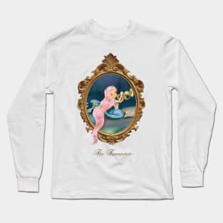 Ste-Anne Mermaid The Trumpetist Long Sleeve T-Shirt